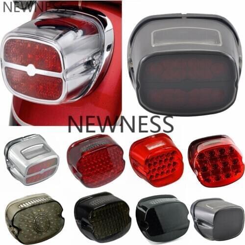 Motorcychel Brake Turn Signal License Plate Light Lay Down Tail Light for Harley Sportster Dyna FXDL Electra Glides Road King