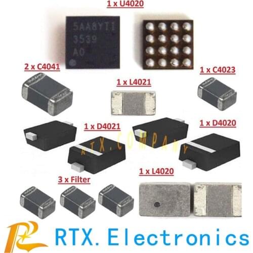 1set/(11pcs) For IPhone6s 6SP 7 7Plus Backlight IC CHIP solutions Kit U4020/L4020/L4021/D4020/D4021/C4023/C4041/C4043/FL4211-13