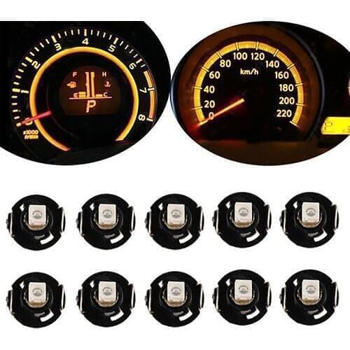 10 Pcs T4.2 12V LED Bulb Car Instrument Dashboard Meter Panel Lights Lamps Hot Sale Accessories