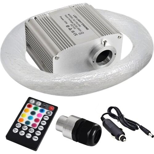 10W Twinkle Fiber Optic Star Ceiling Lights Kit Bluetooth APP RF Smart Control For Starry Car Star LED Light Kid Fashionable