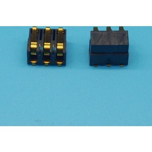 100pcs BC-4-3P Mobile phone 77 battery connector 7*7 battery holder socket 3pin connectors