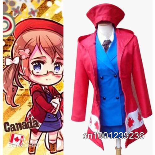 APH Axis Powers Hetalia Canada Matthew Williams Cosplay Costume