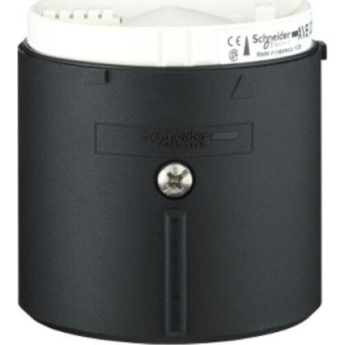 XVBC07 Base unit for modular tower lights, plastic, black, Ø70, bottom or side cable entry