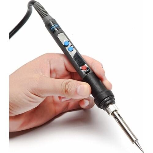 Digital Adjustable Temperature Electric Thermostat Soldering Iron Welding Rework Repair Tool 280-480°C Microcomputer Temperature