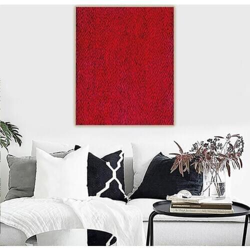 Citon Yayoi Kusama《Evening Glow over the Hudson River, 1988》Canvas Oil Painting Picture Wall Background Decor Home Decoration