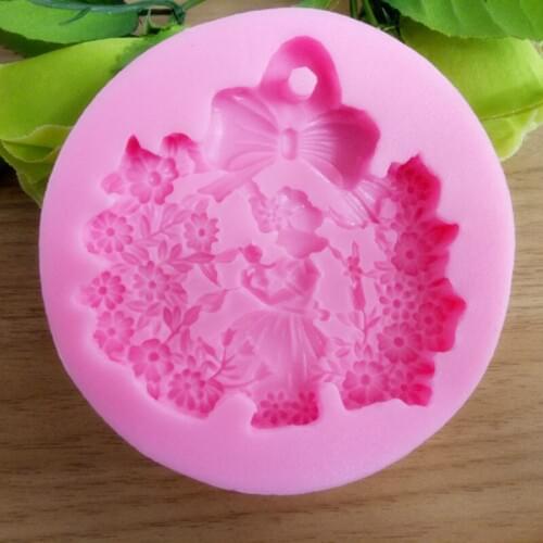 Flowerpot Camellia DIY Cake mold Aromatherapy Plaster mold fragrance wax Soap Chocolates Cooking class teaching