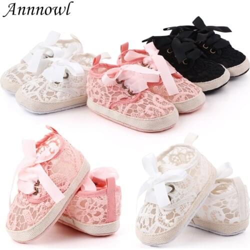 Fashion Brand Baby Girl Shoes Anti-slip Sole Toddler Summer Mesh Shoe Newborn Footwear Infant for 1 Year Old Girls Crib Shoes