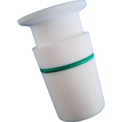 PTFE 34/45 to KF25 Flange Adapter with O Ring, PTFE KF25 Flange