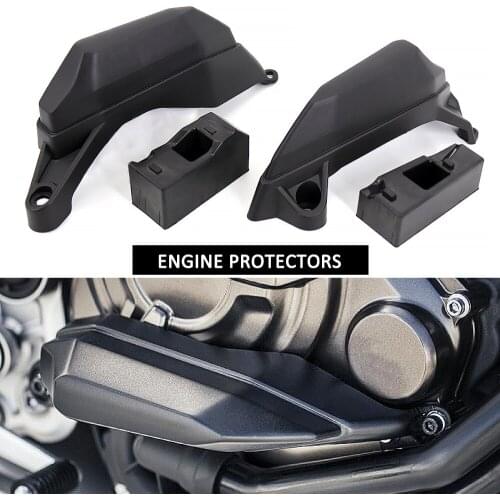 Motorcycle Accessorie Lert and Right Engine Pulse Timing Cover Guard Crash Slider Protector For Yamaha MT07 2021 Tracer 700 2020