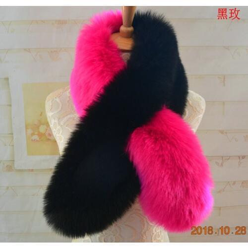 New faux rabbit fur scarves warm fur pashmina patchwork multicolors faux fox scarf raccoon fur party cosplay fluffy fur scarf