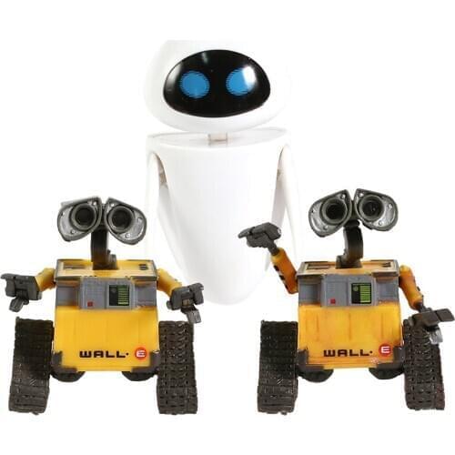 Wall-E Robot Wall E & EVE PVC Action Figure Collection Model Toy Doll