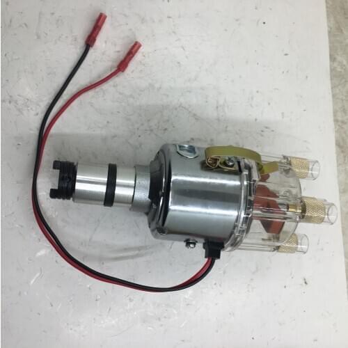 SherryBerg complete electrical CENTRIFUGAL DISTRIBUTOR for EMPI 9428 CHROME 009 STOCK CURVE for VW BUG GHIA THING BUS clear cap