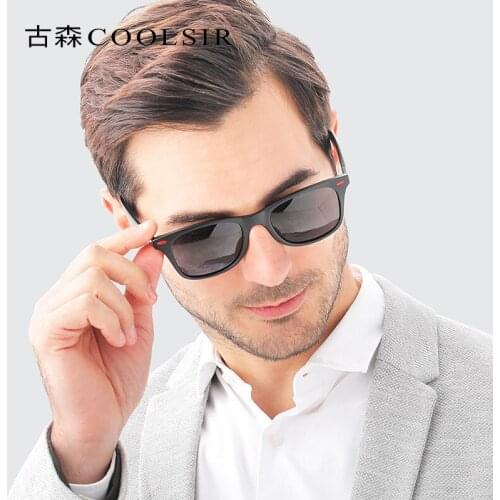 Men Sun glasses Polarized Retro Square Woman Cool Stylish TR90 Frame Driving UV400 Proof Classic Vintage Fashion Sunglasses