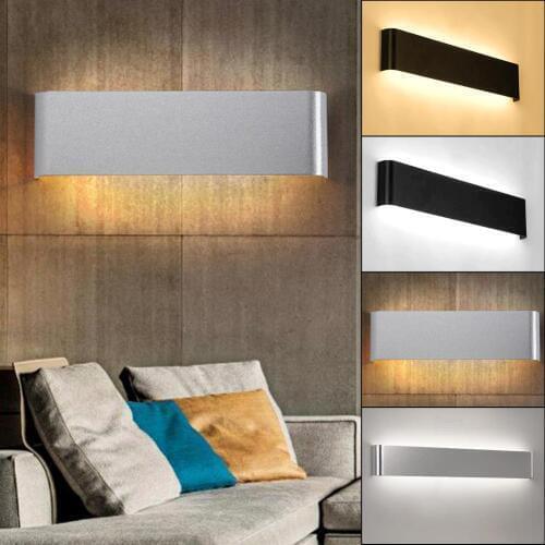 LED Aluminum Wall Lamp Bathroom mirror front lamps bedside lamp Aisle Corridor Light Reading Light 6W 12W 18W 24W