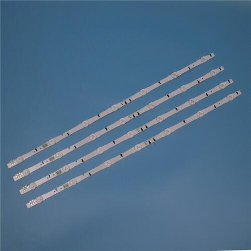 4 Piece LED Array Bars For Samsung UE32H6510SS UE32H6640SS UE32H6510SB 32 inches TV Backlight LED Strip Light Matrix Lamps Bands