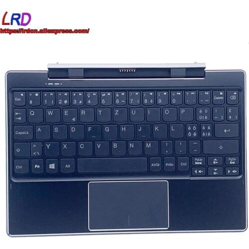 SWS Swiss External Docking Keyboard New Original With Palmrest for Lenovo Ideapad Miix 310-10ICR Tablet 5D20L64840
