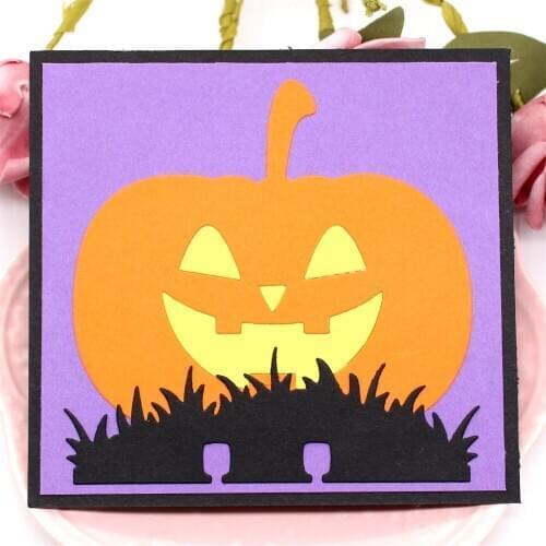 Grass and Pumpkin memorydex Metal Cutting Dies Stencils for DIY Scrapbooking Decorative Embossing DIY Paper Cards