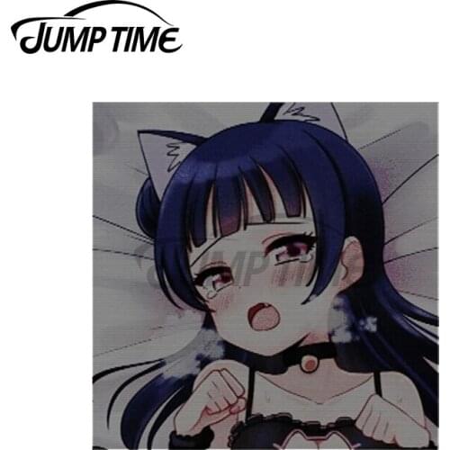 Jump Time 13 x 13cm For Anime Love live Umi Sonoda Creative Car Sticker Bumper Window Decal Suitable for All Types of Vehicles