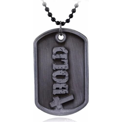 Custom Engraved Dog Tag Hot Sale Stainless Steel Dog Tag Wearing Bead Chain