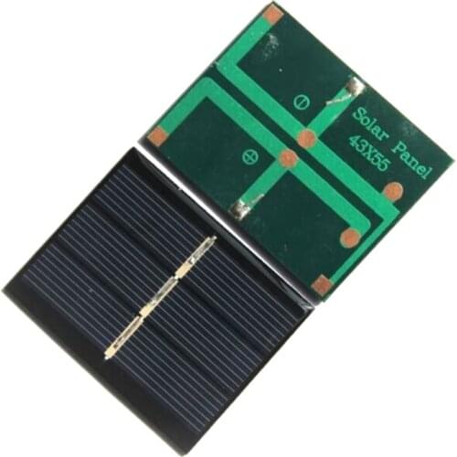 T3LB 0.4 Watt 1.5 Volt Solar Panel High Efficiency Module PV Power Flexible Solar Panel Household Solar Power Panel