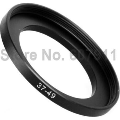 10pcs 37mm-49mm 37-49mm 37 to 49 Step Up Ring Filter Adapter black free shipping