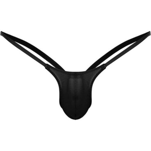 5 PCS Mens Lingerie Underwear Jockstraps Pouch Stretch Open Back Bikini G-string Thong Briefs Underwear Sexy Panties for Men