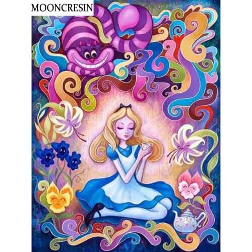 5D Diy Diamond Painting Cartoon Princes Needlework 3D Mosaic Pattern Decoration Home Cross Stitch Full Square Diamond Embroidery