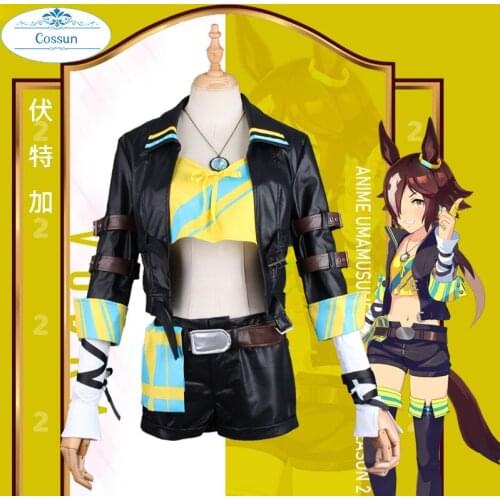 Anime!Umamusume:Pretty Derby Vodka Battle Suit Daily Uniform Cosplay Costume Halloween Party Role Play Outfit For Women 2021 NEW