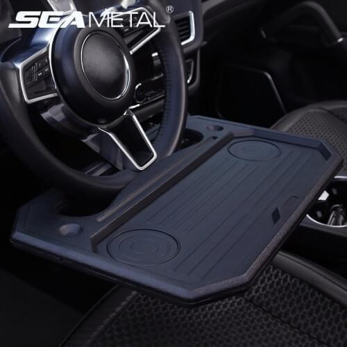 Car Table Interior Auto Steering Wheel Table Double Side Use for Office Work Drink Food Support Steering-Wheel Table Accessories