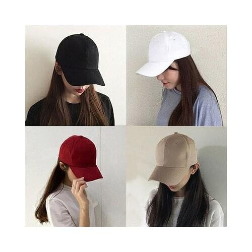 Basic Baseball Cap Solid Summer Unisex Simple Casual Headwear Adjustable Sun Hats бейсболка для мужчин gorras hombre