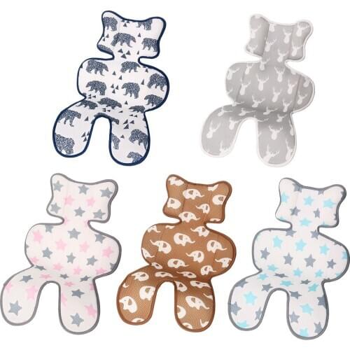 Miracle Baby Stroller Soft Cushion Seat Cooling Pad Fixed Hook Washable Breathable Pram Car Seat Mat Pushchair Cover Liner Pad