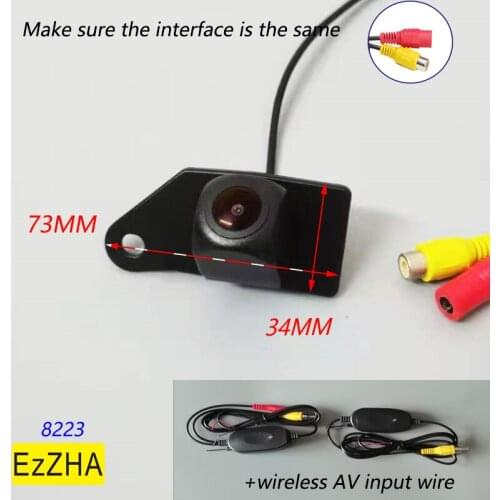 Fisheye Dynamic Trajectory Tracks HD CCD Car Reversing Rear View Camera For Mitsubishi ASX 2011~2015 parking system Waterproof