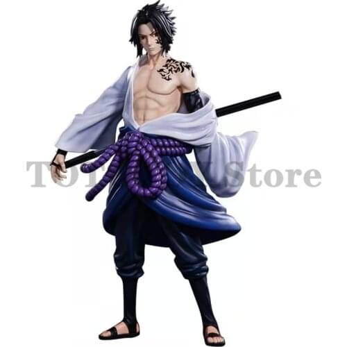 Naruto Shippuden GK Action Figure Figurine Model Doll Uchiha Sasuke Itachi 20CM 10inch PVC Statue Collectible Toys Gift Figma