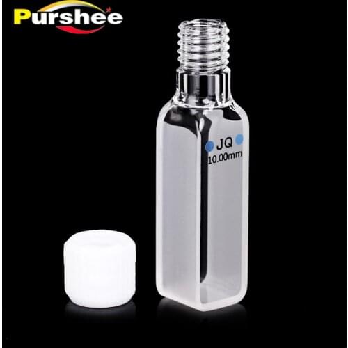 Quartz cuvette cell with screw cap(10mm)