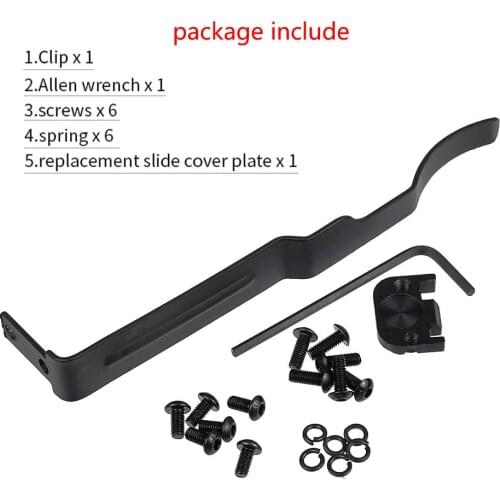 IWB Holster Gun Right Left Hand Concealed Carry Glock Slide Cover Plate 17 19 22 23 24 25 26 27 28 30S 31 32 33 34 35 36