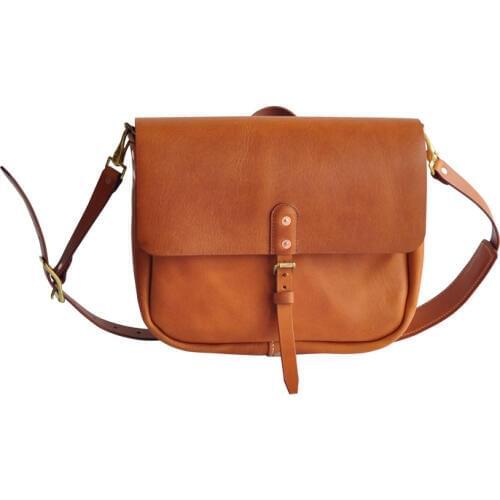 Leather handmade bag retro unisex shoulder bag head layer leather diagonal package iPad ladies difference leisure bag NB163