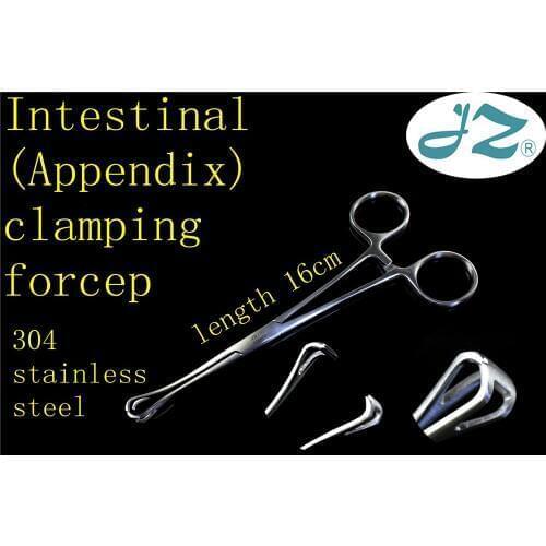 JZ medical Anorectal surgical instrument intestinal clamping forcep Pull Appendiceal tissue Plier Grab intestines Viscera tool