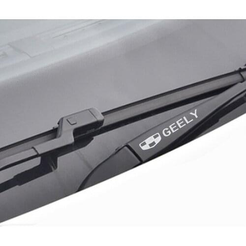 Metal emblem Auto Decor Decals Car Window Wiper Stickers For Geely Emgrand X7 EC7 Atlas Boyue CK2 GC6 Parts LC Accessory