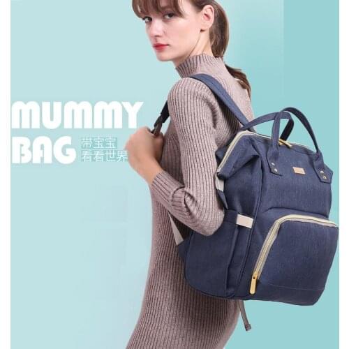 Fashion Multifunctional Large Capacity Mummy Bag Nappy Bags Mother Shoulder Bag Baby Stroller Bag
