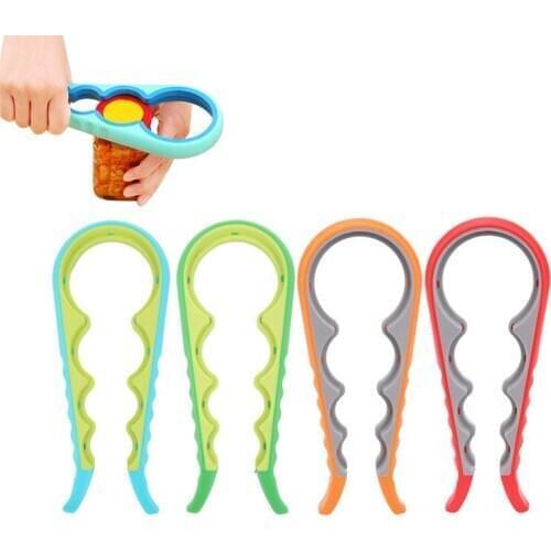 Lid Jar Opener Handy Screw Cap Jar Openers Twist Off Lid Can Opener Bottle Grip Wrench Bottle Kitchen Gadgets