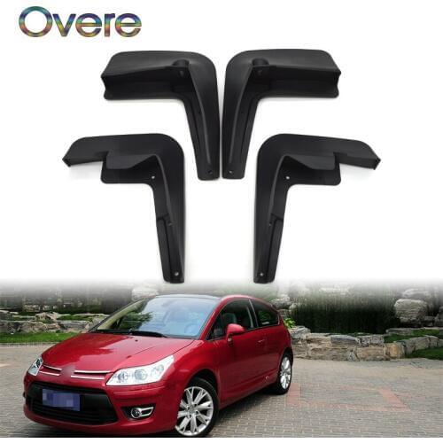 Overe Car Front Rear Mudguard For 2004 2005 2006 2007 2008 2009 2010 Citroen C4 Hatchback Accessories Mudflap Car-styling Fender