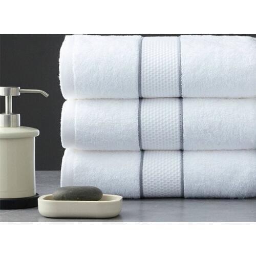 Pure Cotton Comfortable Spa Towel 5 Star Hotel Supplies Quality Bathroom Towels Face Hand Towel Simple Color Fabric for Home