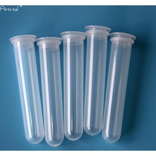 20 ml Centrifuge Tube Plastic Test Tube EP Flat Socket Cap Round Bottom Sample Bottle Thick Wall Appropriate Elasticity 20PCS