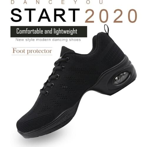 Professional Dancing Shoes For Women Girls Jazz Gym Yoga Hip-Hop Training New Soft Outsole Sneakers Modern Dance Shoes Sports