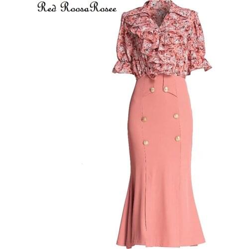Летние платья с разрезом Red RoosaRosee China At AliExpress