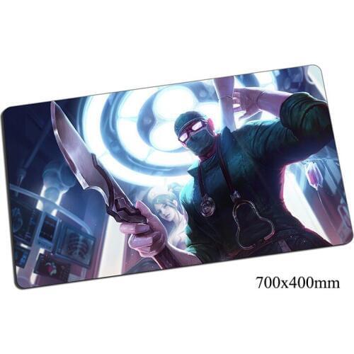 Shen mouse pad 70x40cm gaming mousepad gear lol gamer mouse mat pad Eye of Twilight game computer High-end mouse play mats