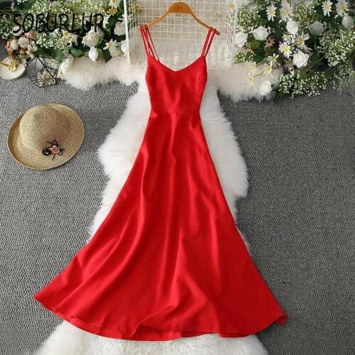 SOBURLUR Fashionable Shirt Dresses