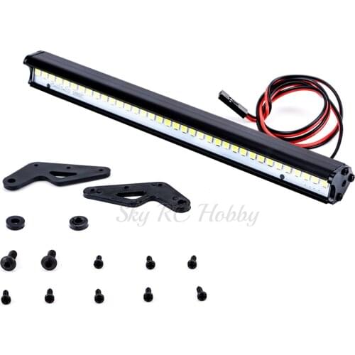 Luminous Roof LED Lamp Bar Flashing Car Lamp For Traxxas TRX-4 SCX10 90046 Crawlers RC Car Parts 1/10 Crawler Accessories