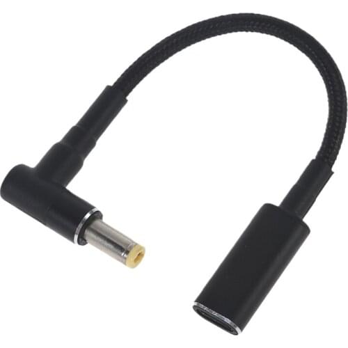 Universal USB-C Type-C to DC 5.5x2.5mm Fast Charging Cable PD 100W Chrging Cord Used for All Type-C Plug