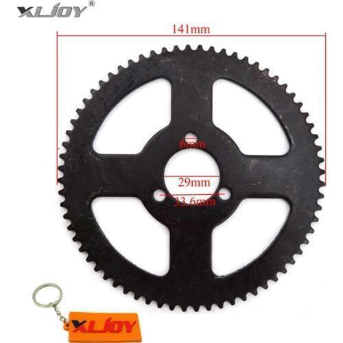 25H 68 T Tooth 29mm Rear Chain Sprocket For 47cc 49cc 2 Stroke ATV Quad Go Kart Dirt Pocket Mini Motor Bike Motorcycle Motocross